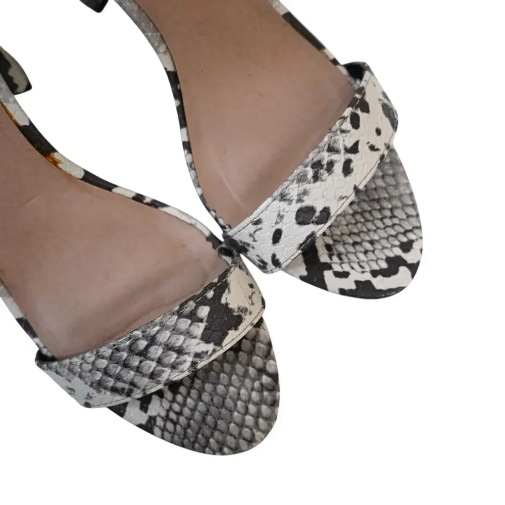 Madden Girl Women's 6.5 Beella Snakeskin Heel